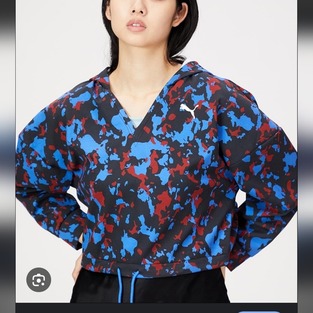 Puma NWOT Modern Sports AOP Hoodie